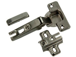 Mack Scharnier met stelplaat opliggende deur 10cm
