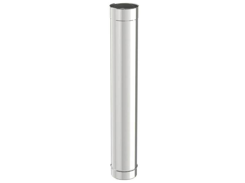 Saninstal Rookafv.buis 1m 150mm inox