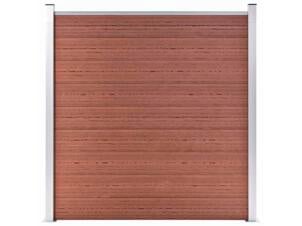 Schutting 180x186 cm bruin