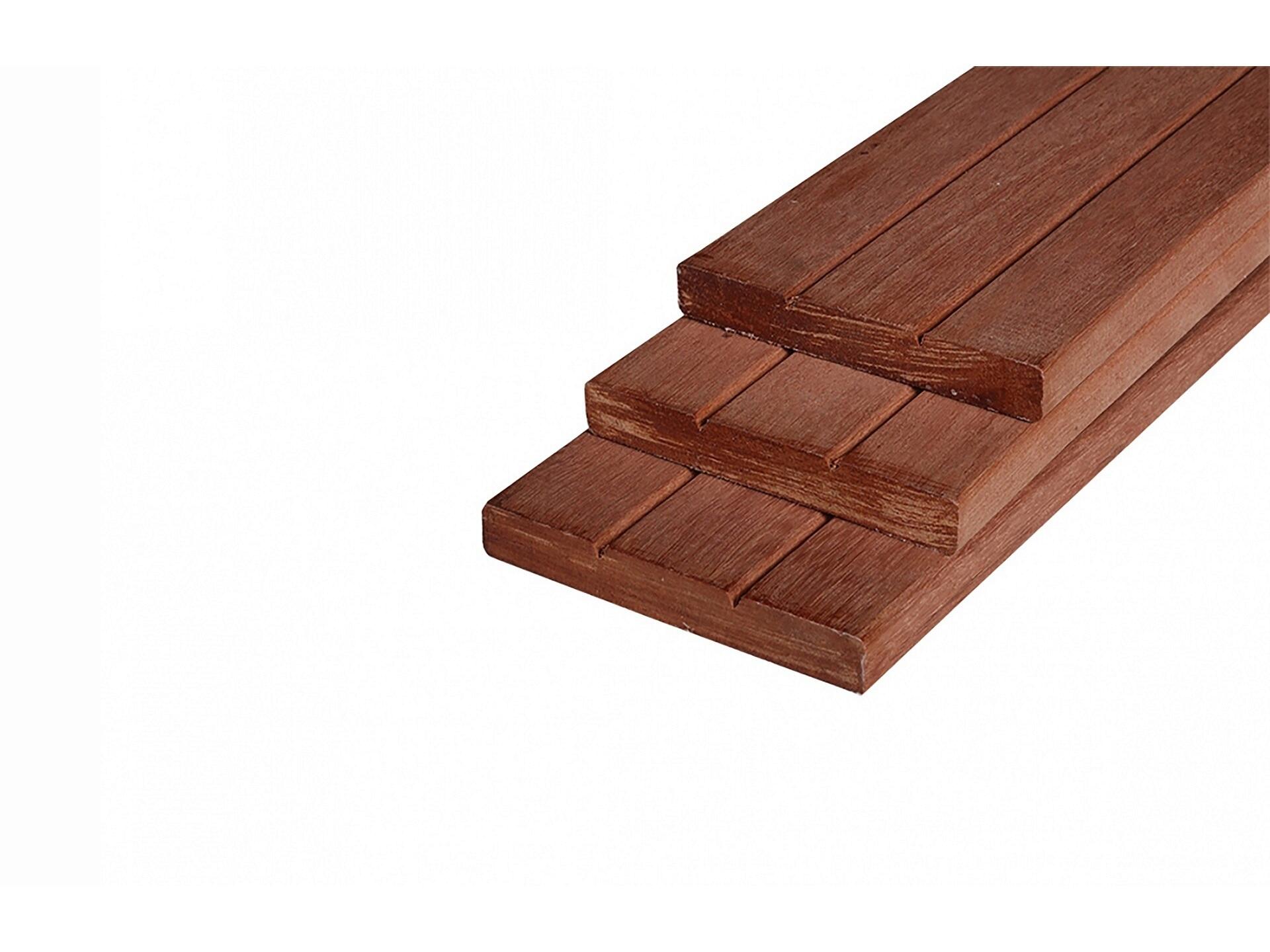 Schuttingplank 300x14x1,8 cm hardhout