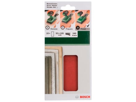 Bosch Schuurpapier K240 185x93 mm 1