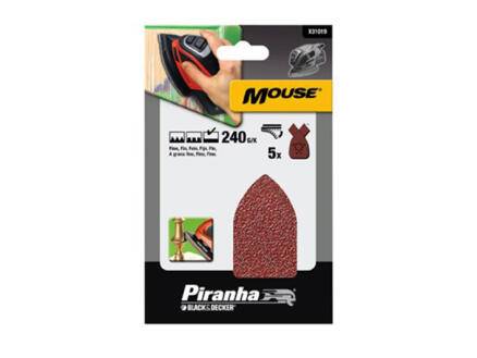 Piranha Schuurstroken Mouse K240 X31019-XJ 1