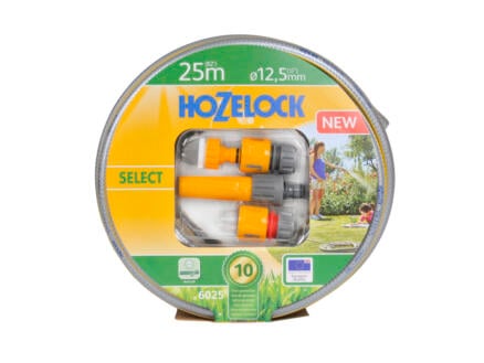 Hozelock Select tuinslang 12,5mm (1/2") 25m + koppeling en tuinspuit 1