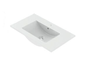 Sella wastafel inbouw 80cm porselein