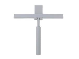 Sealskin Senso telescopische douche raamwisser 31cm grijs