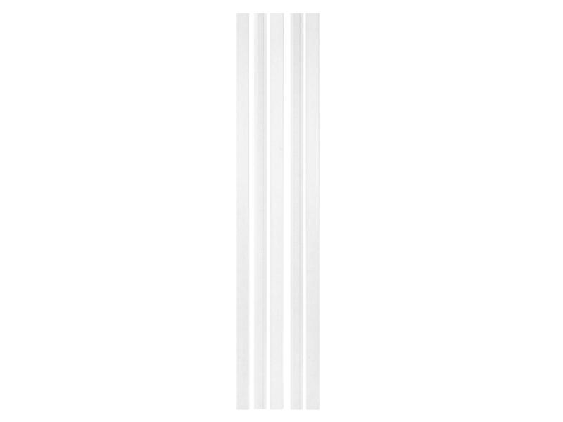 Solid Senza Classico ébrasement horizontal MDF 202x100 12,5 cm chêne blanc