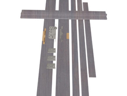 Solid Senza Classico kit d'ébrasement MDF 202x16,5 cm chêne gris 1