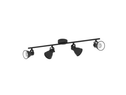 Eglo Seras 2 barre de spots GU10 4x3,3 W noir