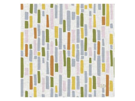20 Papieren Servetten 33x33 Cm – 3-laags, Lichtlila, Met Reliëfrand, FSC-gecertificeerd