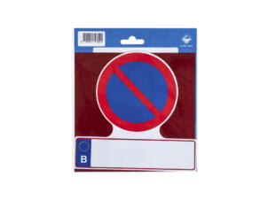 Set de pictogrammes autocollants défense de stationner 17x16,5 cm