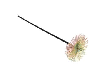 Toolland Set de ramonage avec brosse en métal