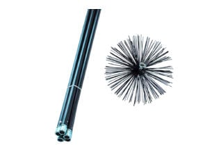 Practo Home Set de ramonage avec brosse en nylon