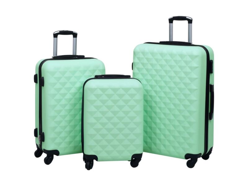 Ensemble Valises 3 Pièces - Polycarbonate - Jaune Ensemble Valises 3 Pièces - Polycarbonate - Jaune