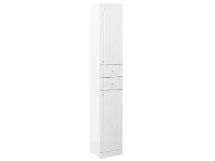 Allibert Seville² meuble colonne 30cm réversible blanc 1