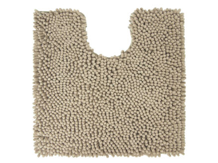 Differnz Shaggy WC-mat 60x60 cm taupe 1