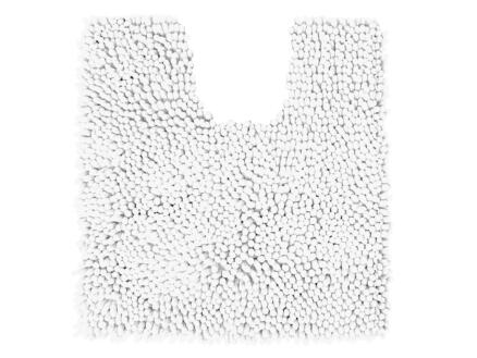 Differnz Shaggy tapis WC 60x60 cm blanc 1