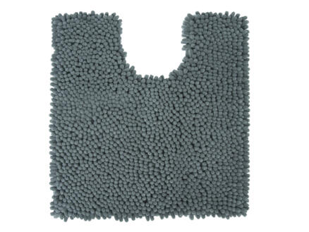 Differnz Shaggy tapis WC 60x60 cm gris 1
