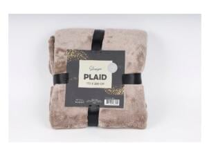 Sherpa plaid 150x200 cm taupe