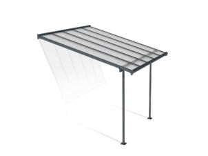 Canopia Sierra pergola 3x3 m transparent/gris foncé
