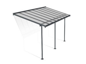 Canopia Sierra pergola 4,5x2,2 m transparent/gris foncé