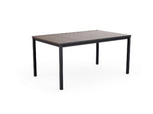Keter Signature Porto table de jardin 159x95 noir/noyer