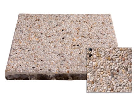 Silex terrastegel 50x50x4 cm 0,25m² beton wit 1