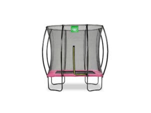 Exit Toys Silhouette trampoline 153x214 cm + filet de sécurité rose