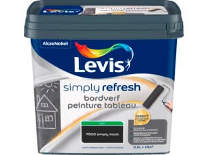 Levis Simply Refresh bordverf mat 0,5l simply black