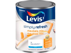 Levis Simply Refresh lak meubels zijdeglans 1l wit