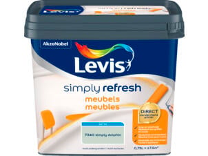 Levis Simply Refresh laque pour meubles silk gloss 0,75l simply dolphin