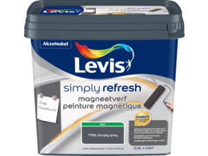 Levis Simply Refresh peinture magnétique mat 0,5l simply grey