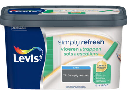 Levis Simply Refresh sols & escaliers satin 2l simply volcanic 1