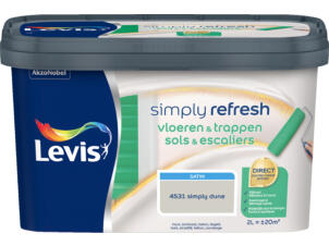 Levis Simply Refresh vloeren & trappen zijdeglans 2l simply dune