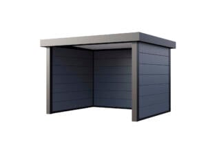 Telluria Singolo 3630 metalen overkapping 298x358x265 cm lichtgrijs
