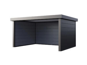 Telluria Singolo 4836 metalen overkapping 358x478x265 cm + elektriciteit antraciet