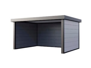 Telluria Singolo 4836 metalen overkapping 358x478x265 cm + elektriciteit wit