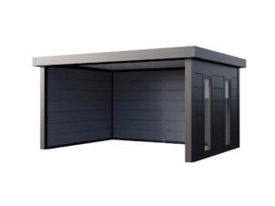 Telluria Singolo 4836 metalen overkapping 358x478x265 cm + ramen antraciet
