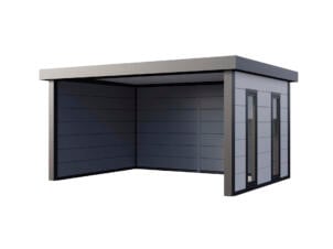 Telluria Singolo 4836 metalen overkapping 358x478x265 cm + ramen wit