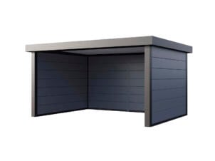 Telluria Singolo 4836 metalen overkapping 358x478x265 cm lichtgrijs