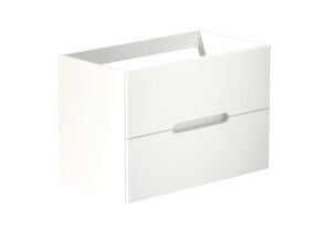 Aquatrends Sira meuble lavabo 80cm 2 tiroirs blanc mat