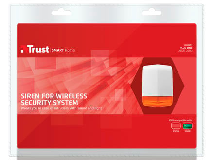 Trust Sirène sans fil Smart Home ALSIR-2000 100dB 1