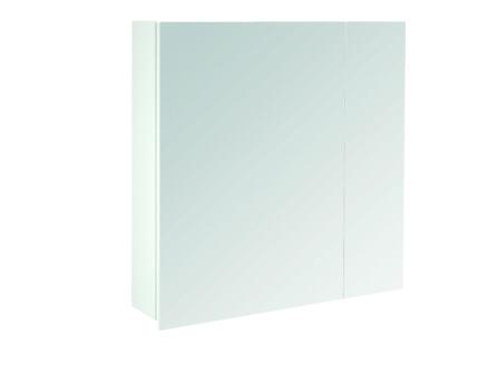 Lafiness Slide armoire de toilette 60cm 2 portes miroir blanc 1