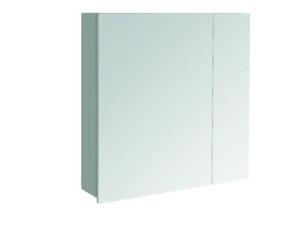 Lafiness Slide armoire de toilette 60cm 2 portes miroir gris 1