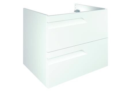 Lafiness Slide meuble lavabo 60cm 2 tiroirs blanc 1
