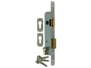 Yale Smaldeurslot met cilinder R 23mm en bevestigingstoebehoren