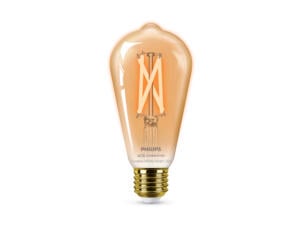 Philips Smart LED Edison-lamp filament amberglas E27 50W dimbaar