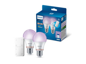 Philips Smart Lighting LED peerlamp E27 9W 2 stuks