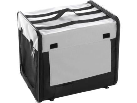 Flamingo Smart Top Plus transportmand 46x37,5x42,5 cm zwart/grijs