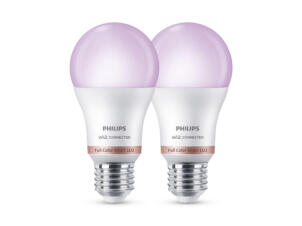 Philips Smart ampoule LED poire E27 60W dimmable 2 pièces