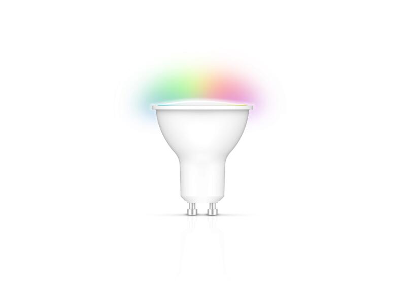 Qnect Smart spot LED GU10 4,5W dimmable wifi couleur